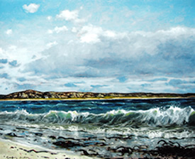 Commission Paintings - Bay at the Back of the Ocean, Iona