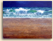 Painting of Fistral Wave III in Cornwall