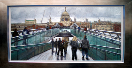 St Pauls from Millennium Bridge