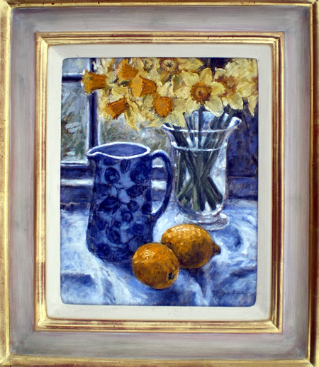 Still Life with Daffodils and Lemons