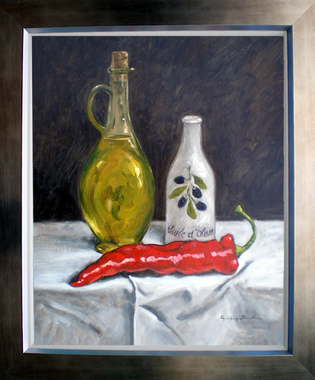 Still Life with Olive Oil