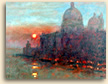 Painting of Sunset Grand Canal