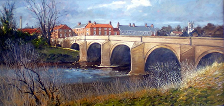 Tadcaster Bridge, Spring Morning